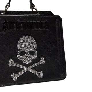 Foto 4 | Bolsa Steve Madden Bevelyn Skull Black