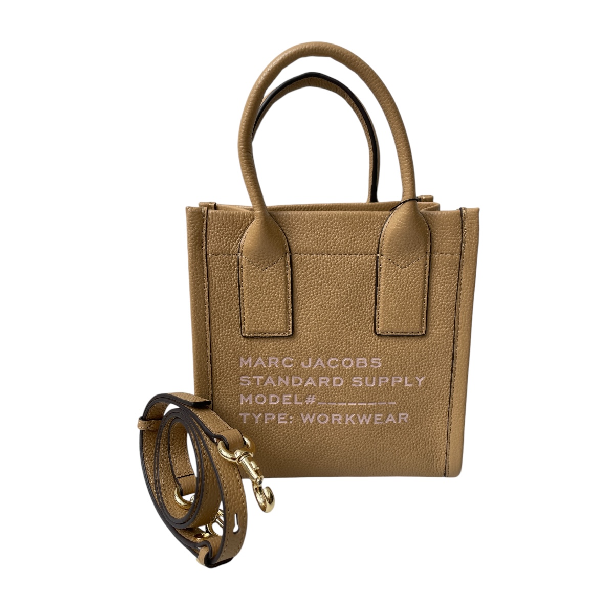 Foto 2 pulgar | The Marc Jacobs Tote Bag Piel Chica Camel