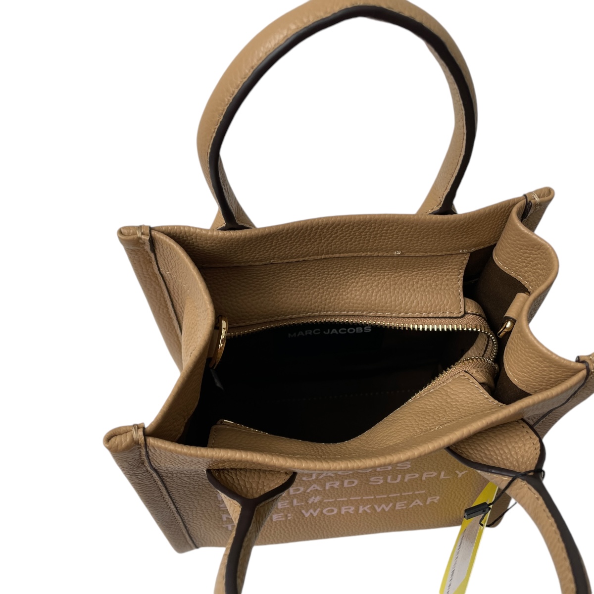 Foto 5 pulgar | The Marc Jacobs Tote Bag Piel Chica Camel