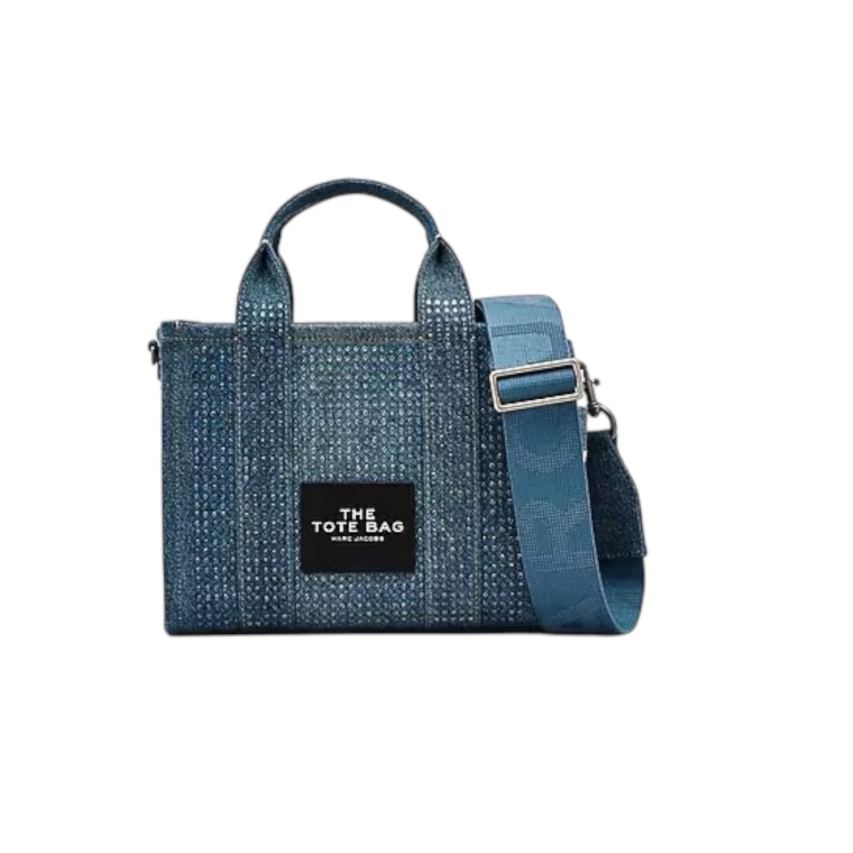 The Tote Bag Marc Jacobs Crystal Denim Small Mezclilla Chica