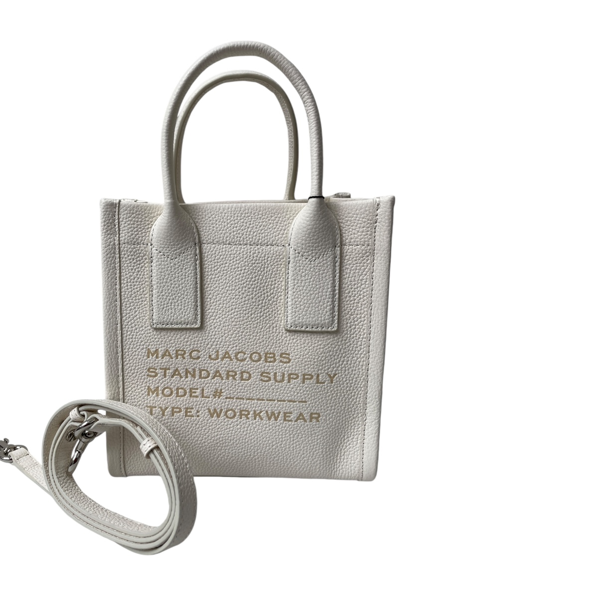 The Marc Jacobs Tote Bag Piel Chica White.