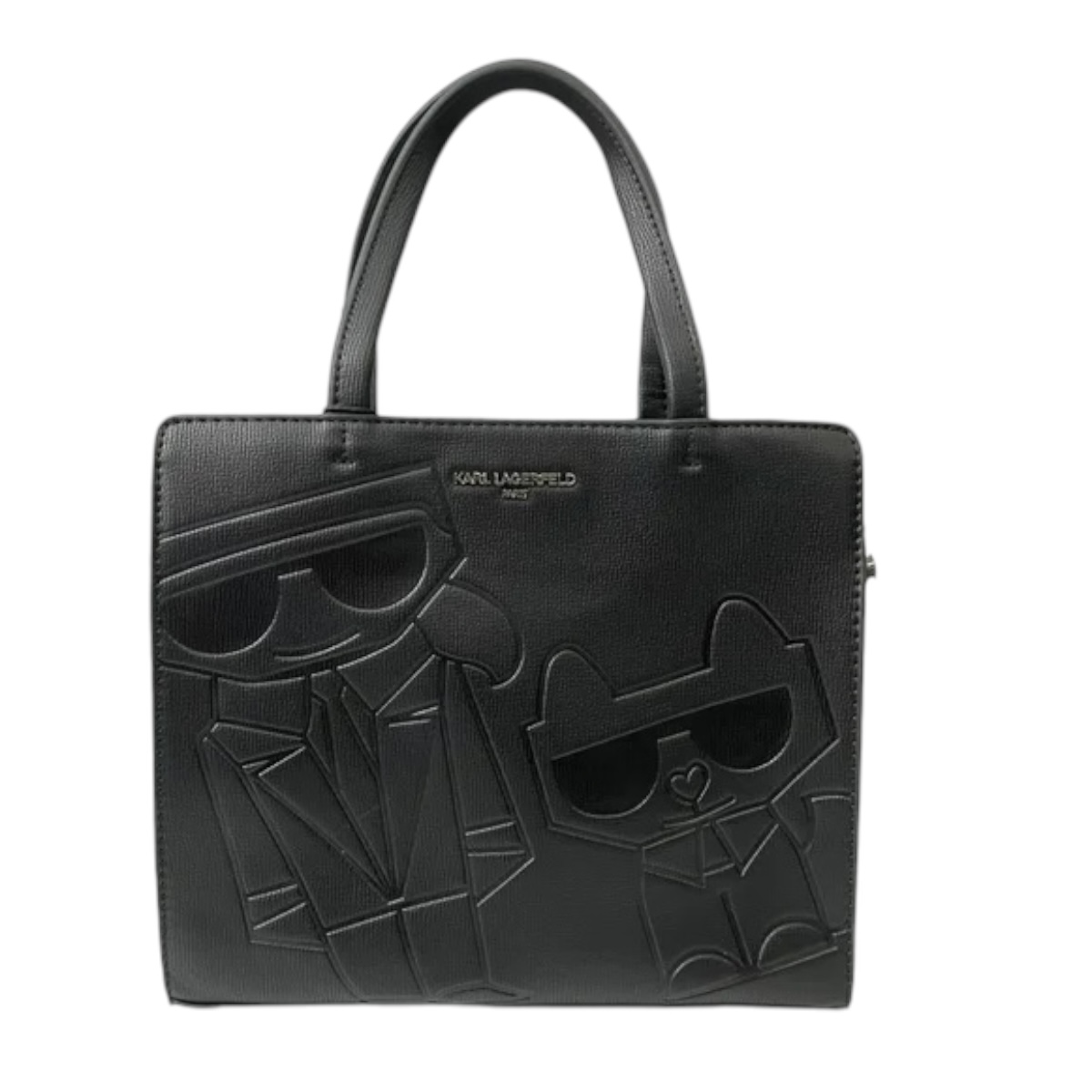 Foto 2 | Bolsa Karl Lagerfeld Negra para Mujer