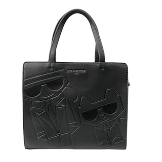 Foto 2 | Bolsa Karl Lagerfeld Negra para Mujer