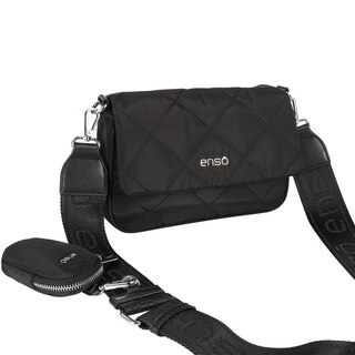 Foto 3 | Bolsa Crossbody Enso Acolchado y Versátil color Negro