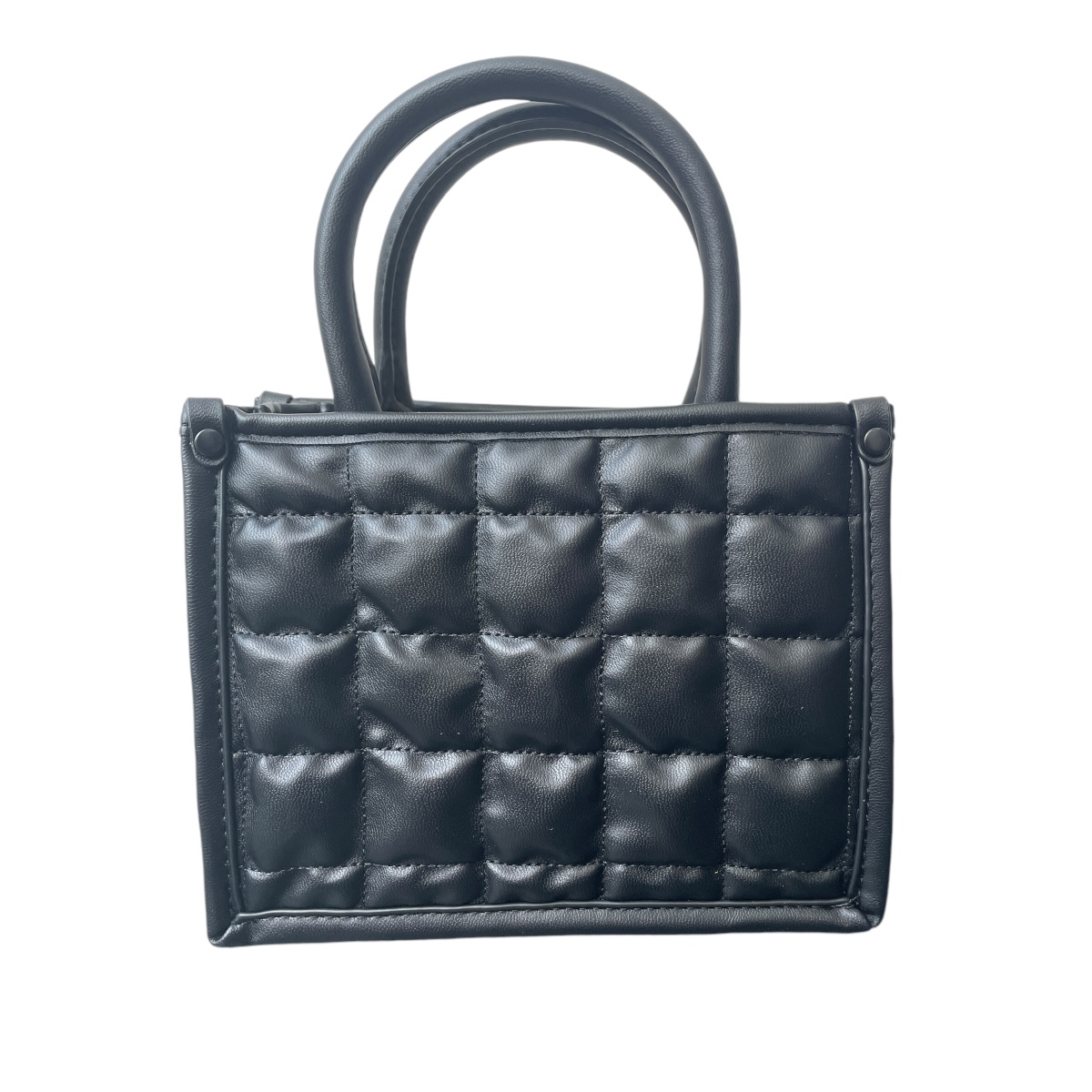 Foto 2 | Bolsa Steve Madden Mini Tote Binko Sqares Black