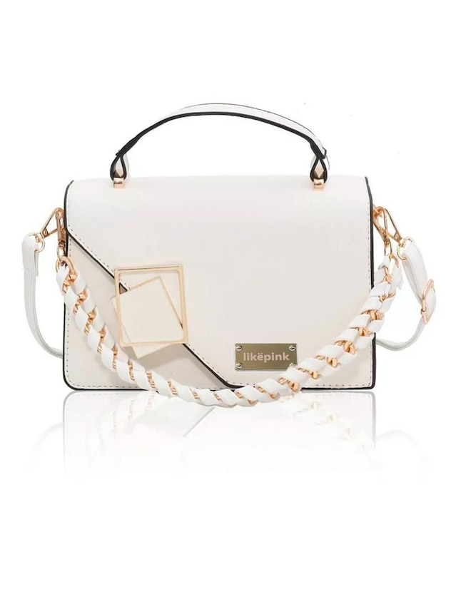 Foto 2 pulgar | Bolsa Pink Brule Blanca para Mujer