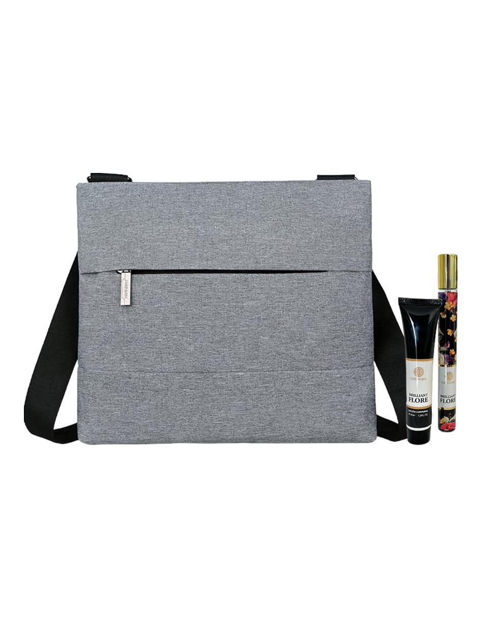 Foto 2 pulgar | Bolsa Crossbody Pink Brule Nova Gris