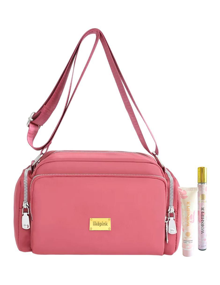 Foto 2 pulgar | Bolsa Crossbody Pink Brule