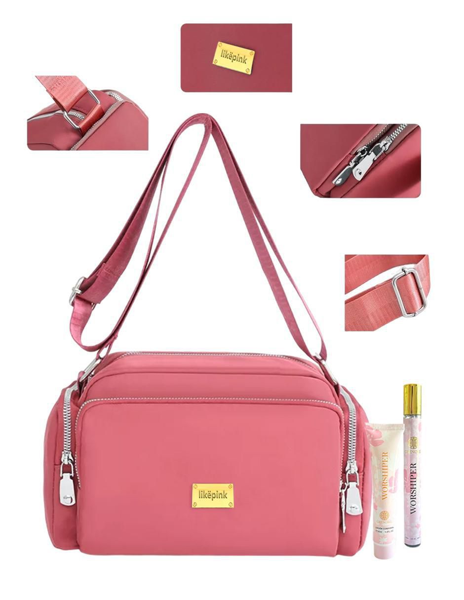Foto 5 pulgar | Bolsa Crossbody Pink Brule
