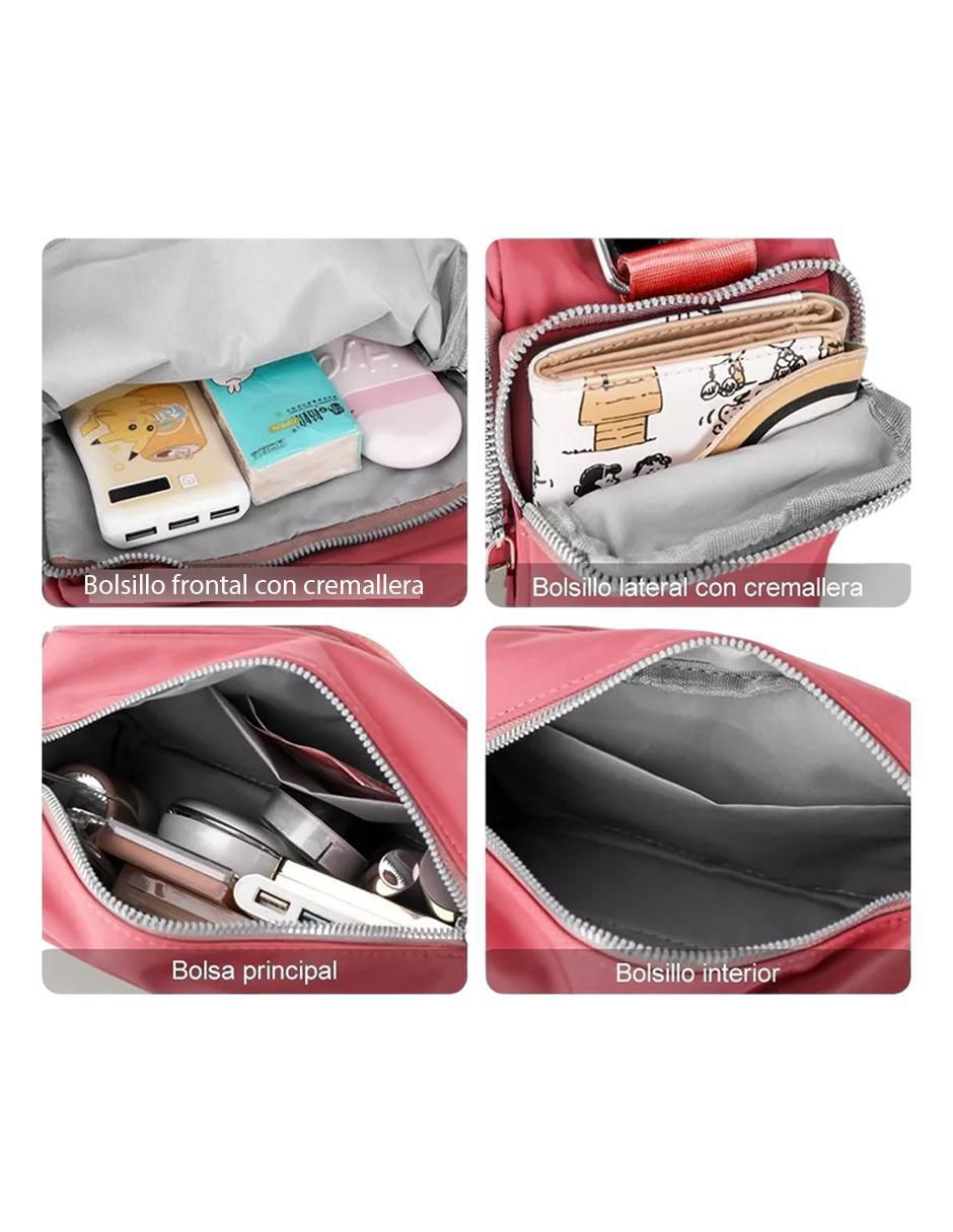 Foto 6 pulgar | Bolsa Crossbody Pink Brule