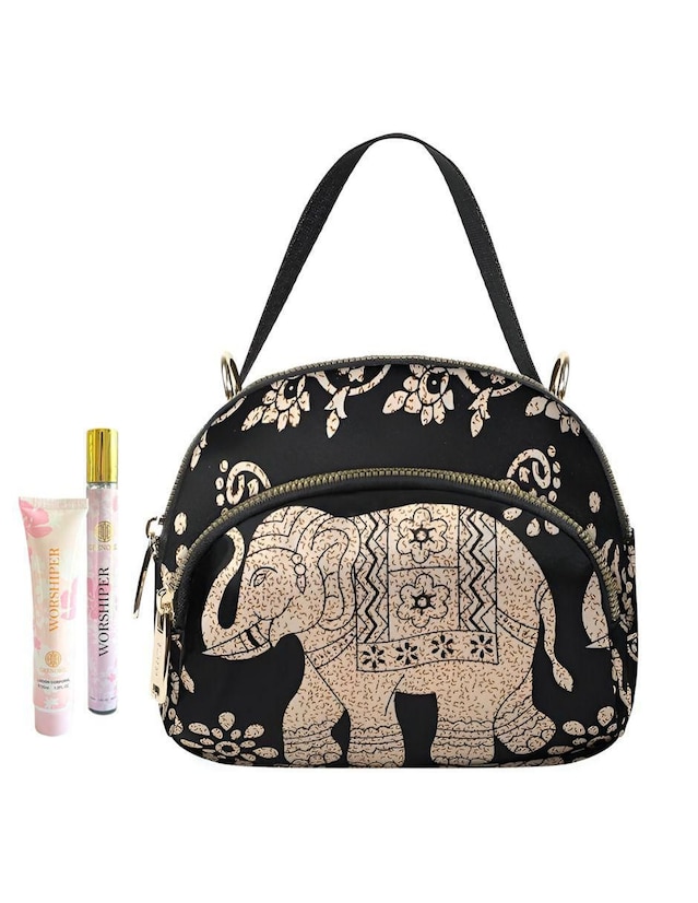 Bolsa Crossbody Pink Brule Negra