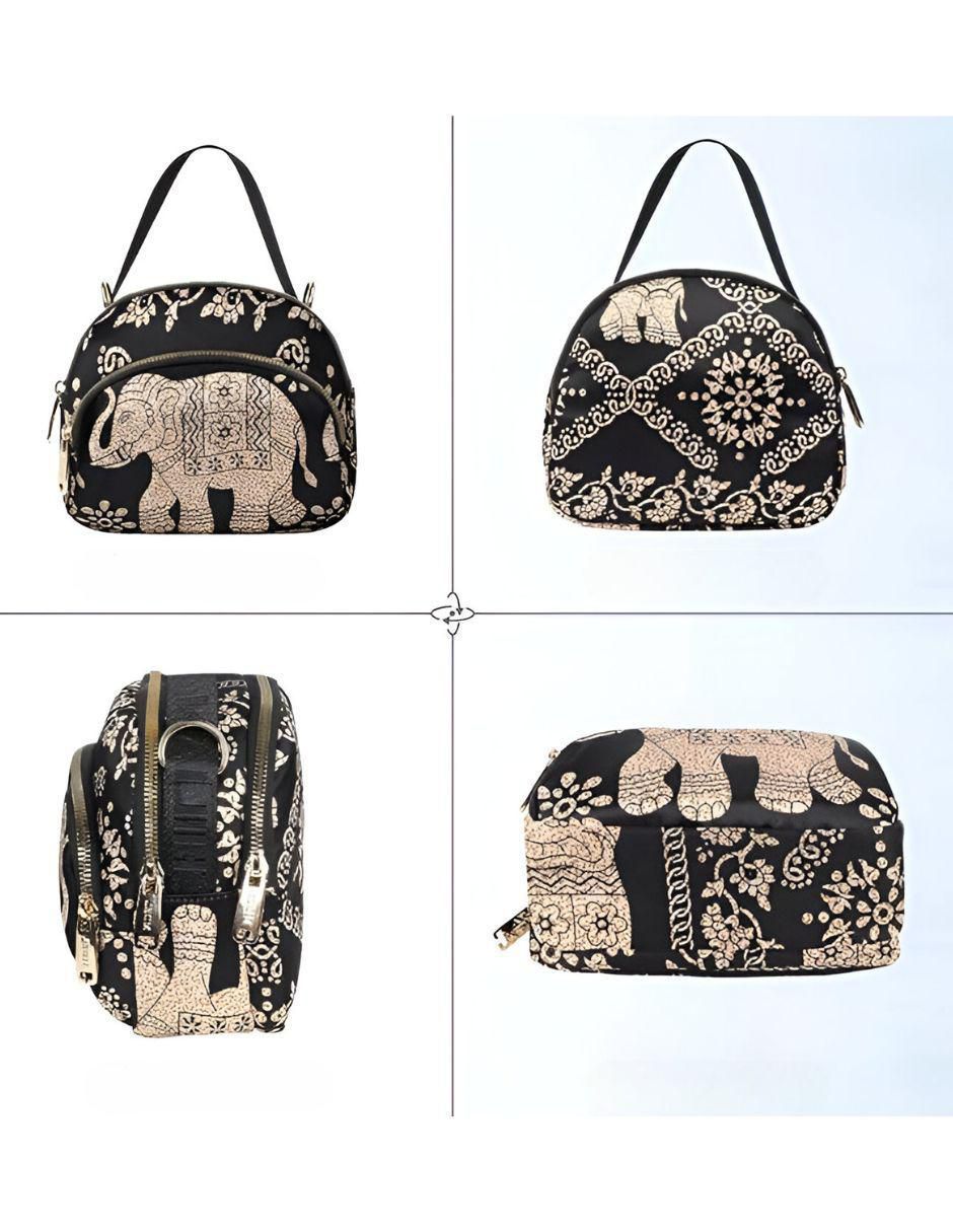 Foto 2 | Bolsa Crossbody Pink Brule Negra