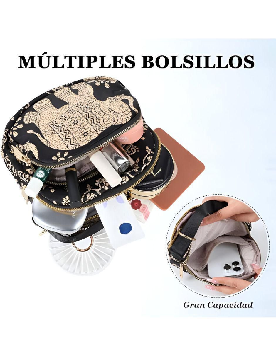 Foto 5 pulgar | Bolsa Crossbody Pink Brule Negra