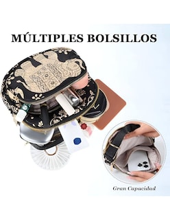 Foto 6 | Bolsa Crossbody Pink Brule Negra