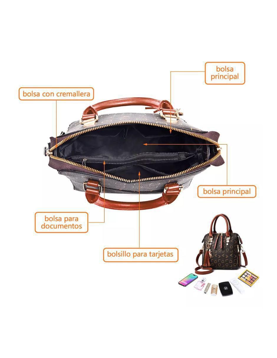 Foto 5 pulgar | Bolsa Crossbody Pink Brule