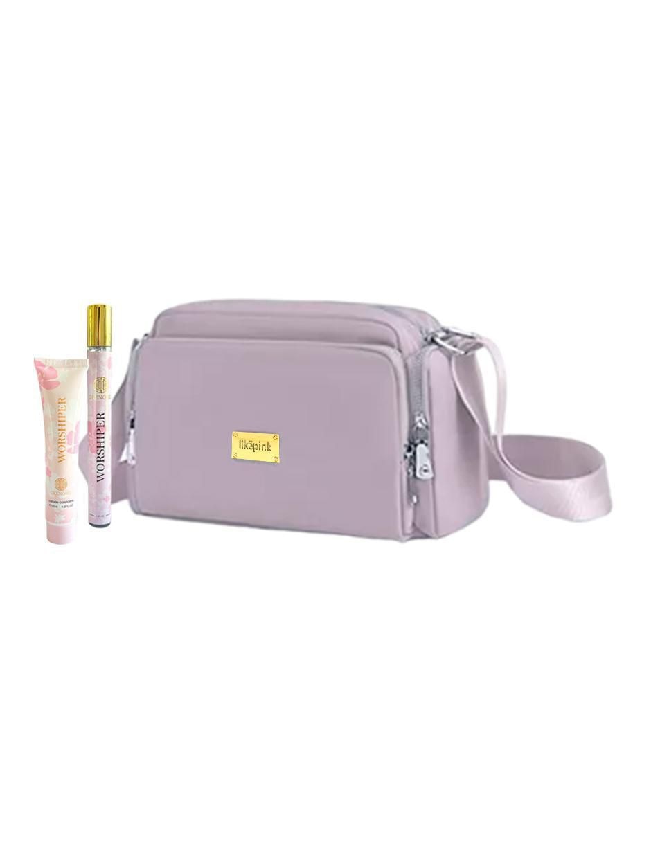 Foto 7 pulgar | Bolsa Crossbody Pink Brule