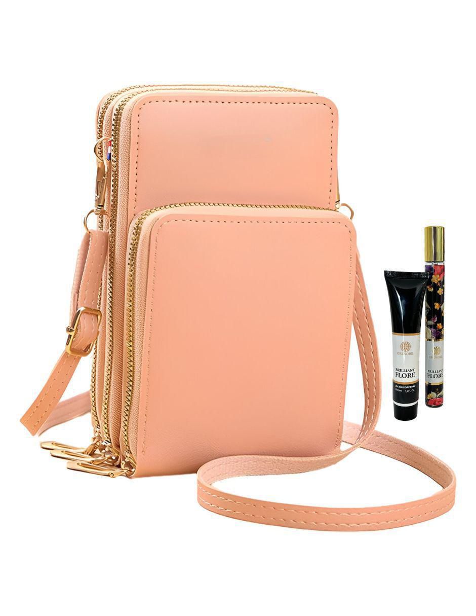 Foto 2 pulgar | Bolsa Crossbody Pink Brule