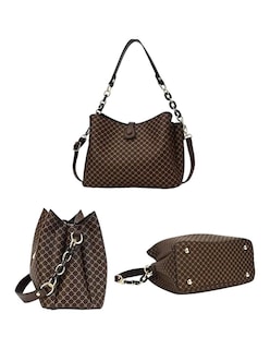 Foto 3 | Bolsa Pink Brule Nova Marrón para Mujer