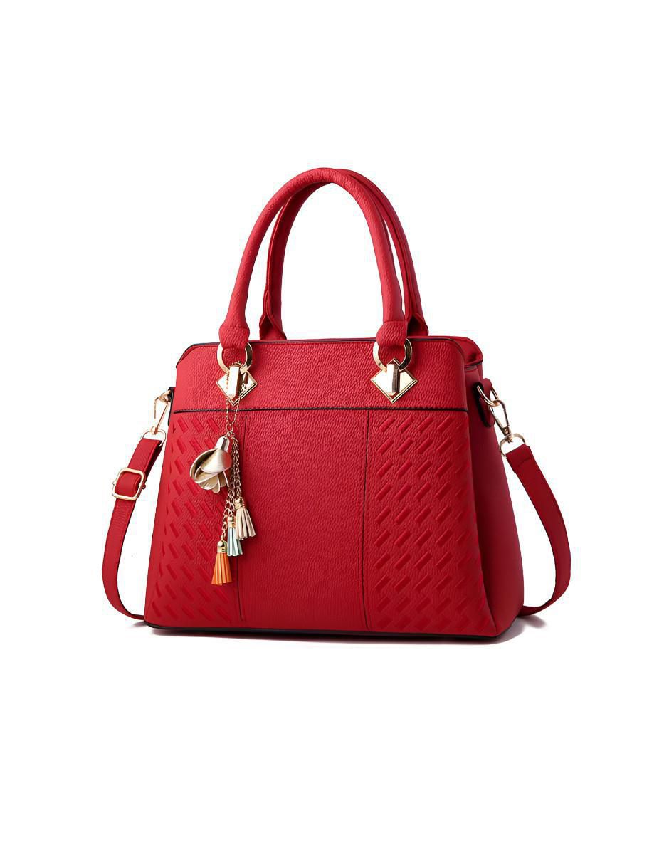 Foto 4 pulgar | Bolsa Crossbody Pink Brule Roja