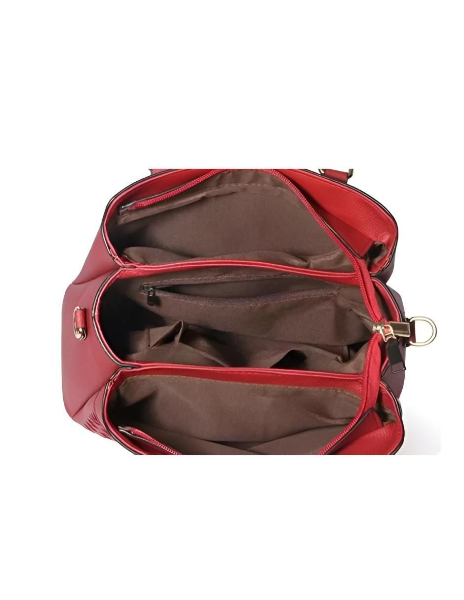 Foto 7 pulgar | Bolsa Crossbody Pink Brule Roja