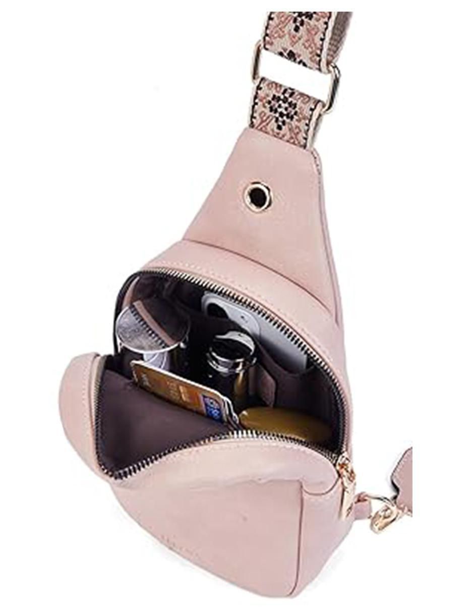 Foto 4 pulgar | Bolsa Crossbody Pink Brule