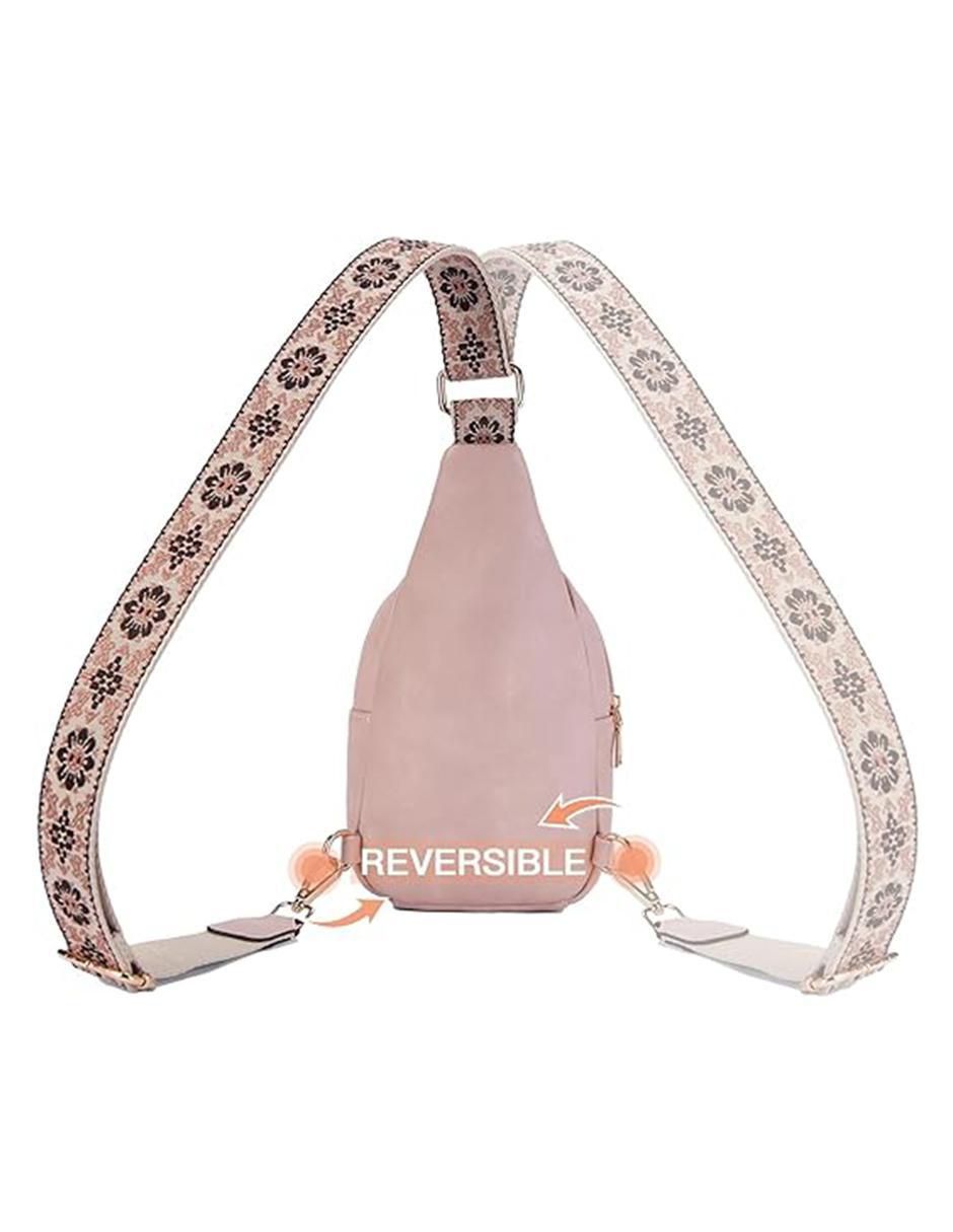 Foto 6 pulgar | Bolsa Crossbody Pink Brule