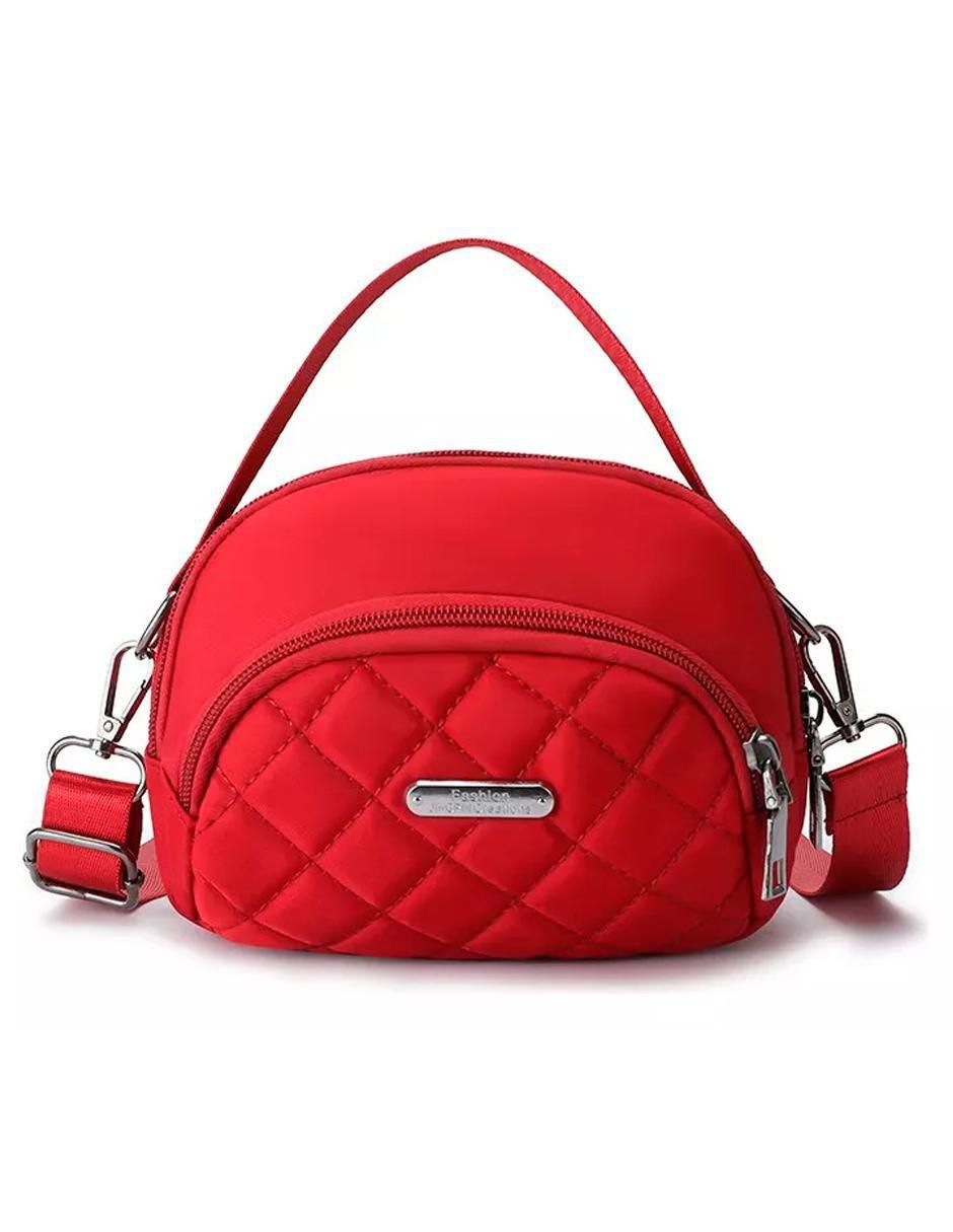 Foto 5 pulgar | Bolsa Crossbody Pink Brule Roja