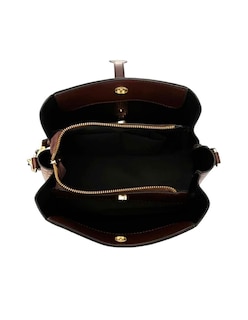 Foto 4 | Bolsa Crossbody Pink Brule Marrón