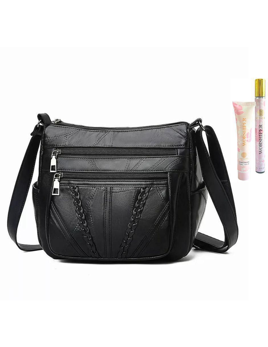 Bolsa Crossbody Pink Brule Negra