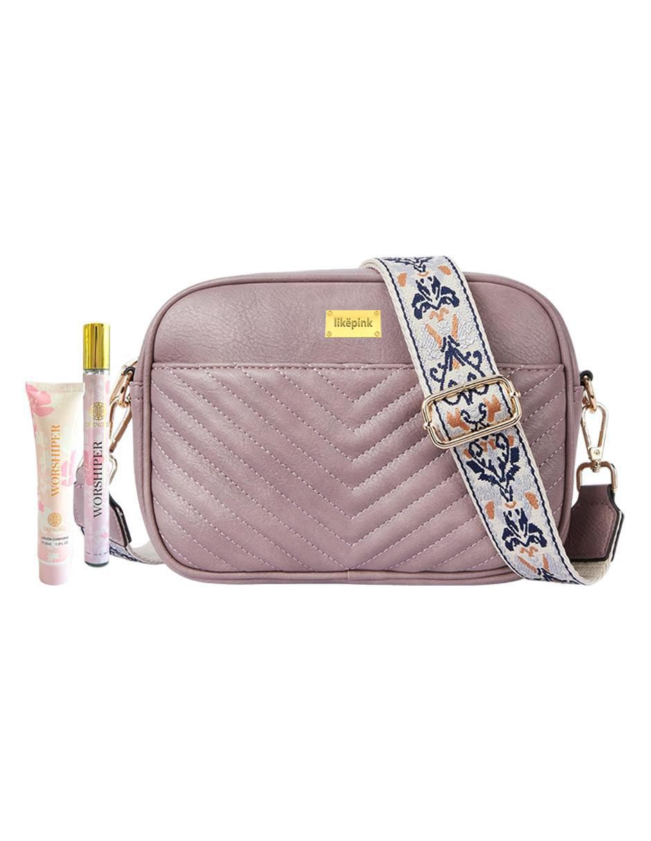 Bolsa Crossbody Pink Brule