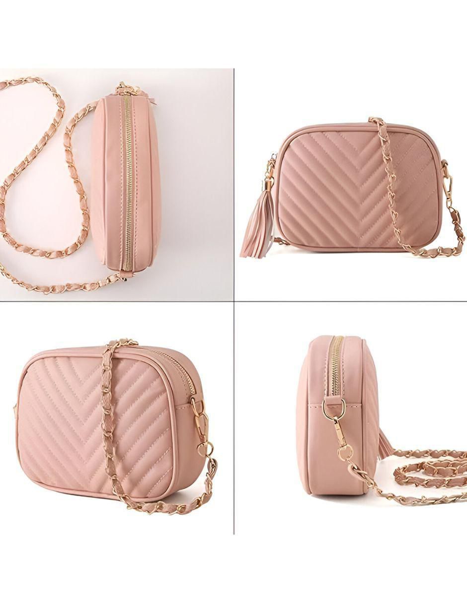 Foto 3 pulgar | Bolsa Crossbody Pink Brule