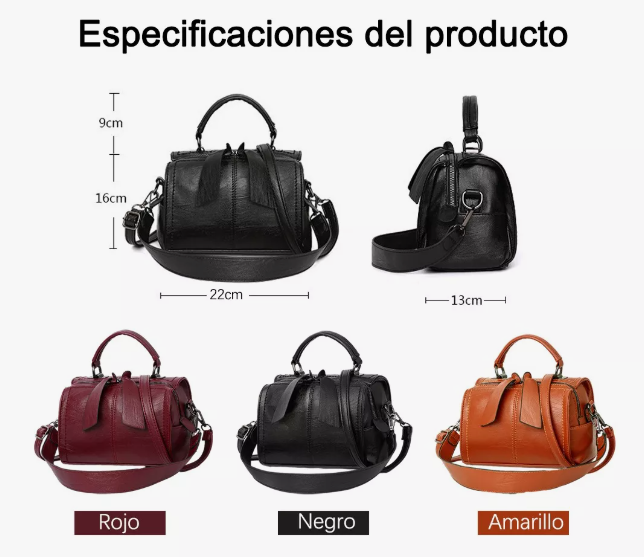 Foto 2 | Moda Una Bolsa De Hombro Bolsa Crossbody Bolsa De Mujer Color Bordo