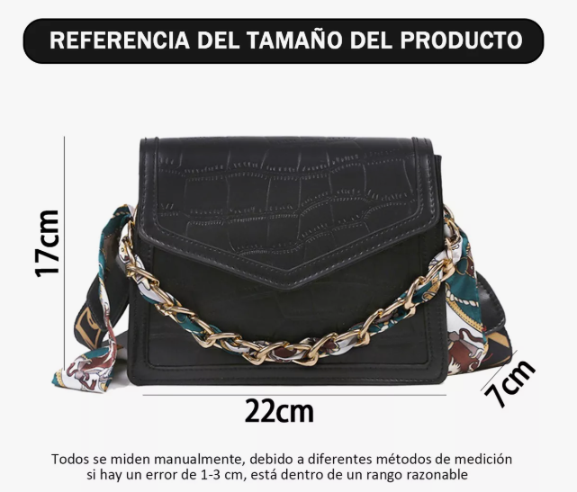 Foto 3 pulgar | Bolso Bandolera Monedero Cartera Crossbody Para Mujer Color Negro