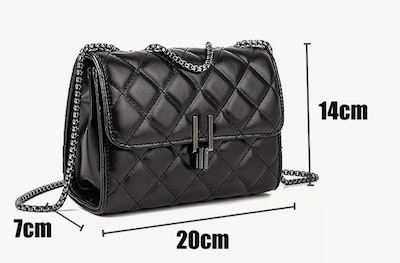 Foto 3 | Bolso Bandolera De Un Hombro Con Cadena De Metal Para Mujer