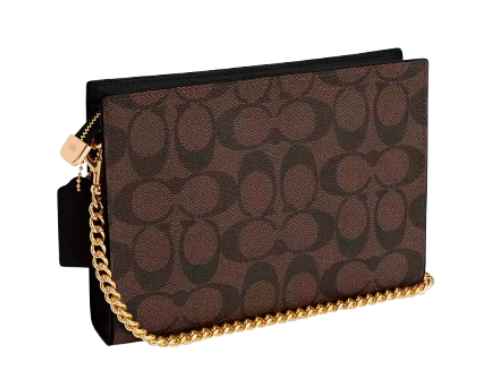 Foto 2 | Bolsa Coach Slim Crossbody Signature Canvas Cr239 Color Café