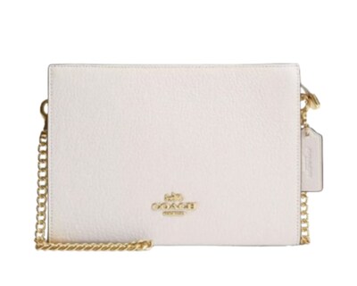 Foto 1 | Bolsa Para Dama Marca Coach. Modelo Slim Crossbody Cr238 Color Blanco