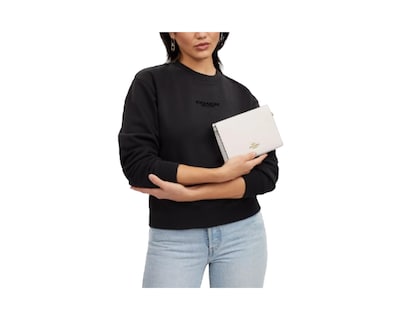 Foto 4 | Bolsa Para Dama Marca Coach. Modelo Slim Crossbody Cr238 Color Blanco