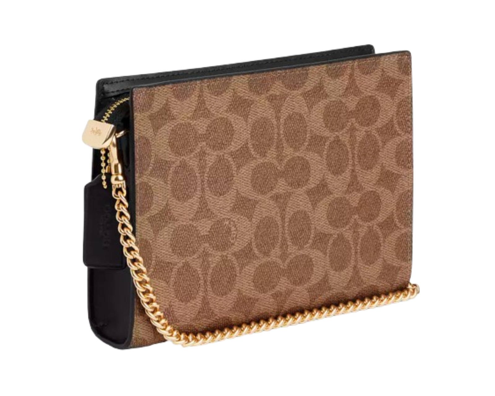 Foto 3 pulgar | Bolsa Coach Slim Crossbody Bag Signature Canvas Cw204 Color Café