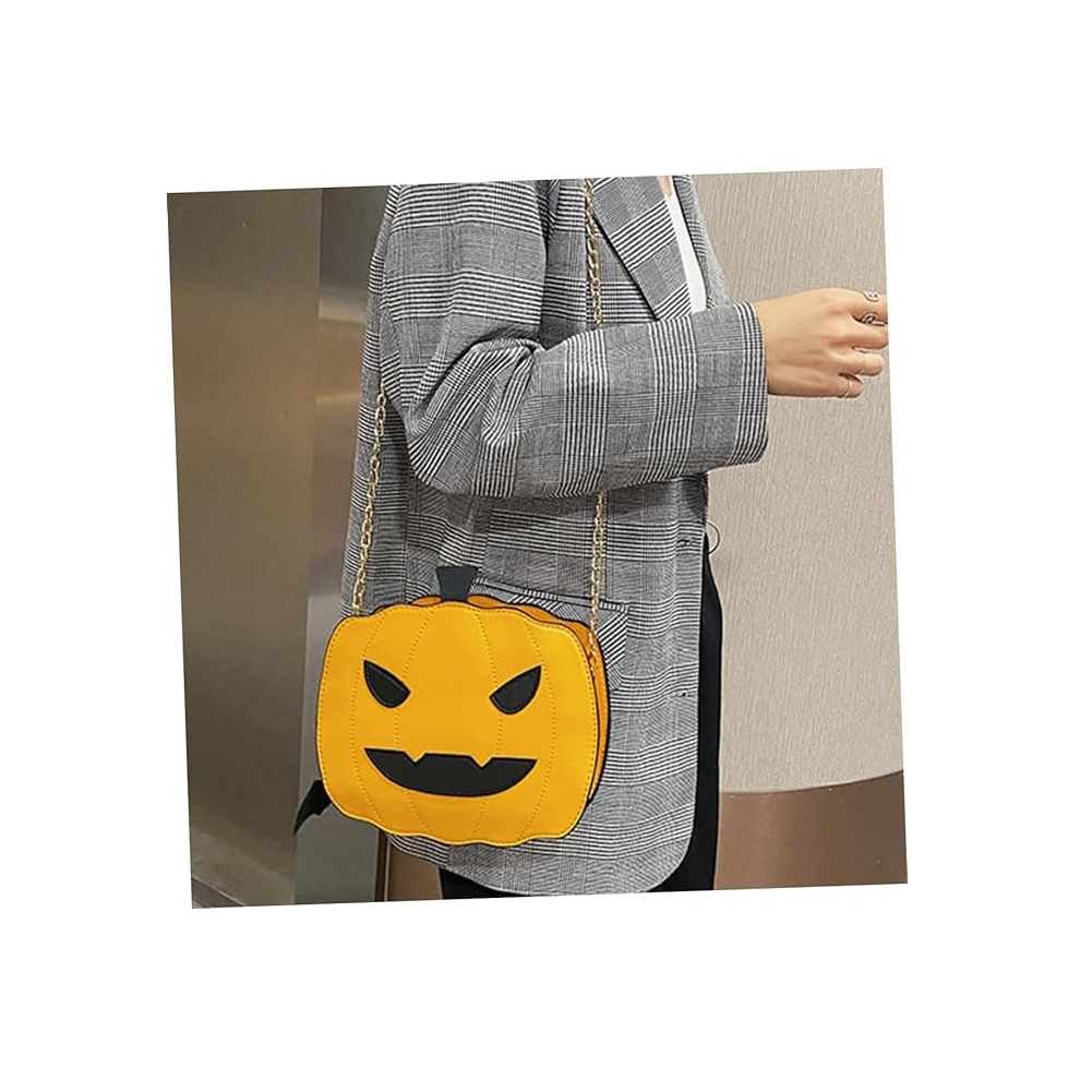 Foto 4 pulgar | Bolso Bandolera Mujer Moda De Crossbody Halloween Calabaza Color Naranja