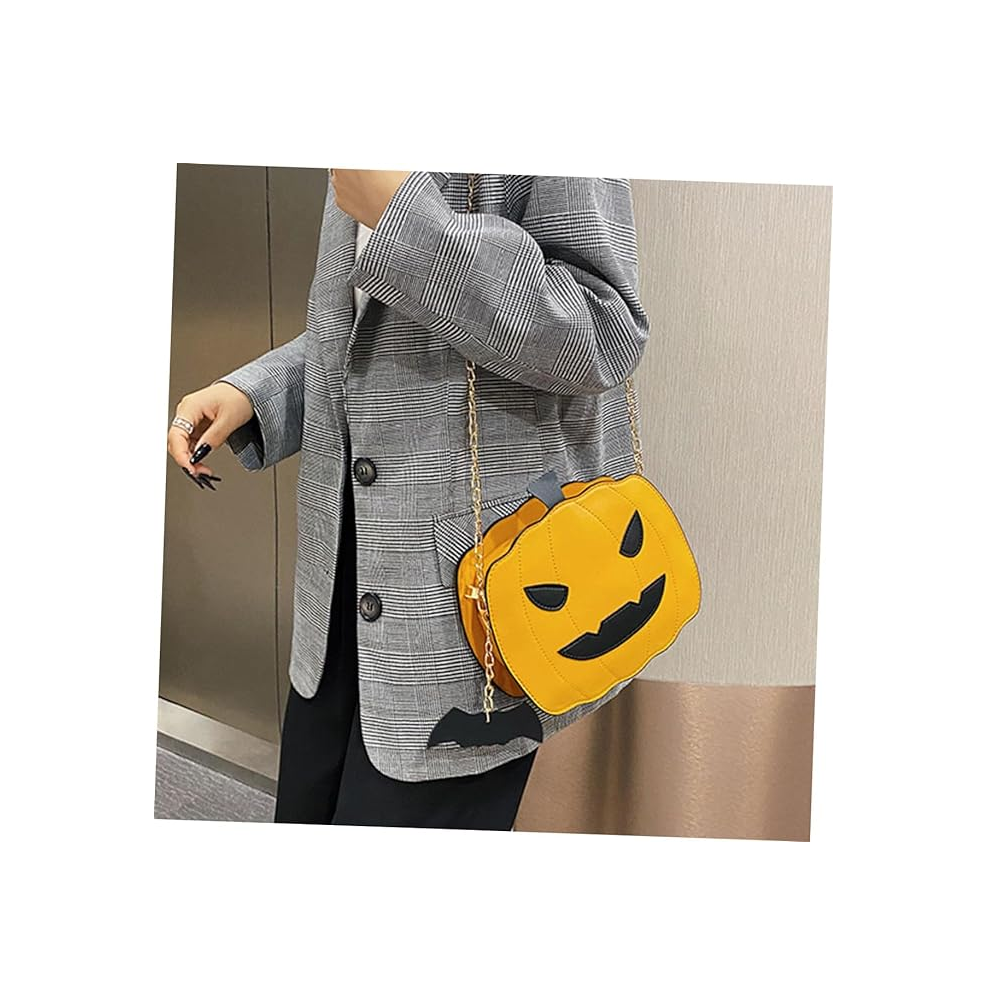 Foto 6 pulgar | Bolso Bandolera Mujer Moda De Crossbody Halloween Calabaza Color Naranja