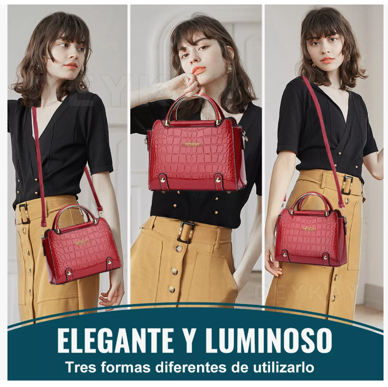 Foto 5 pulgar | Bolsa Bandolera Wünd  Mujer Moda Cartera Crossbody Tote Hombro