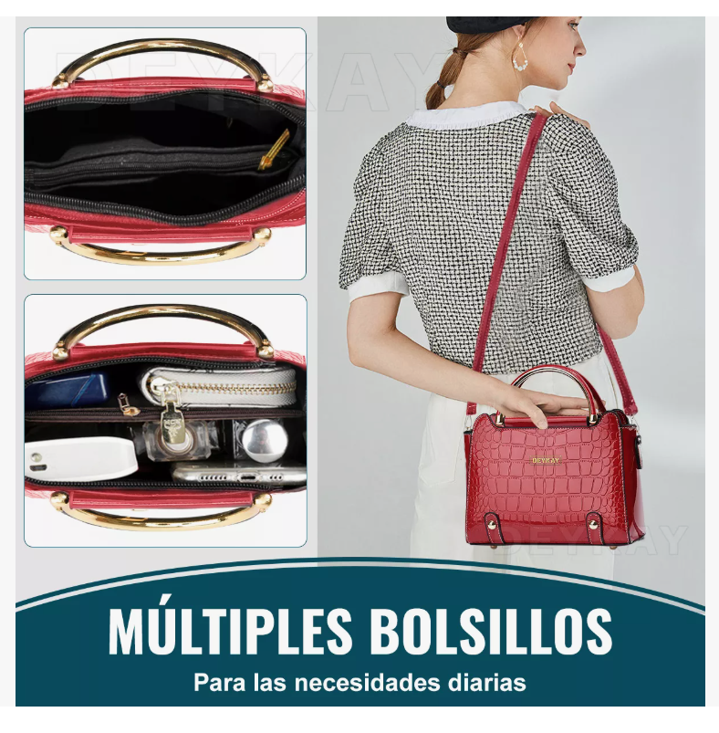 Foto 6 pulgar | Bolsa Bandolera Wünd  Mujer Moda Cartera Crossbody Tote Hombro