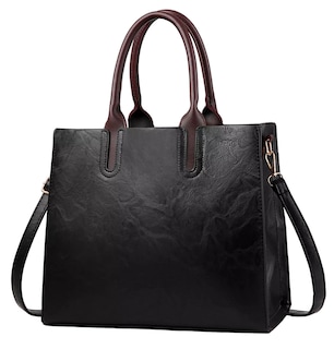 Foto 1 | Bolso Para Mujer Crossbody Bolsa De Mano Casuales Para Dama Negro