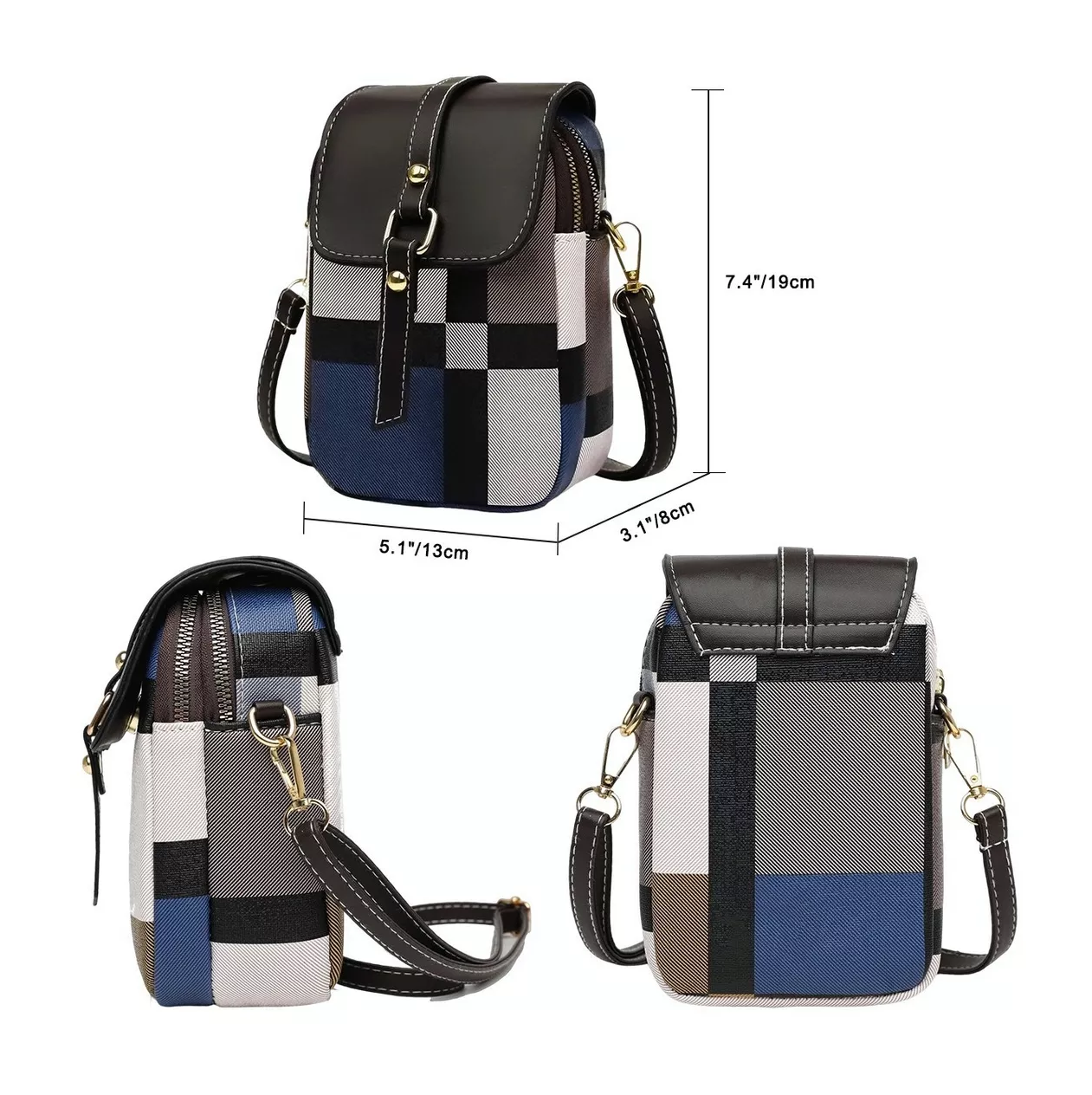 Foto 4 pulgar | Bolso Crossbody Multicolor