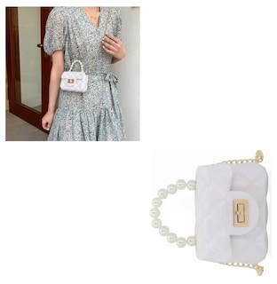 Foto 5 | Mini Bolsa Para Niña Crossbody Monedero Cute Casual Blanco