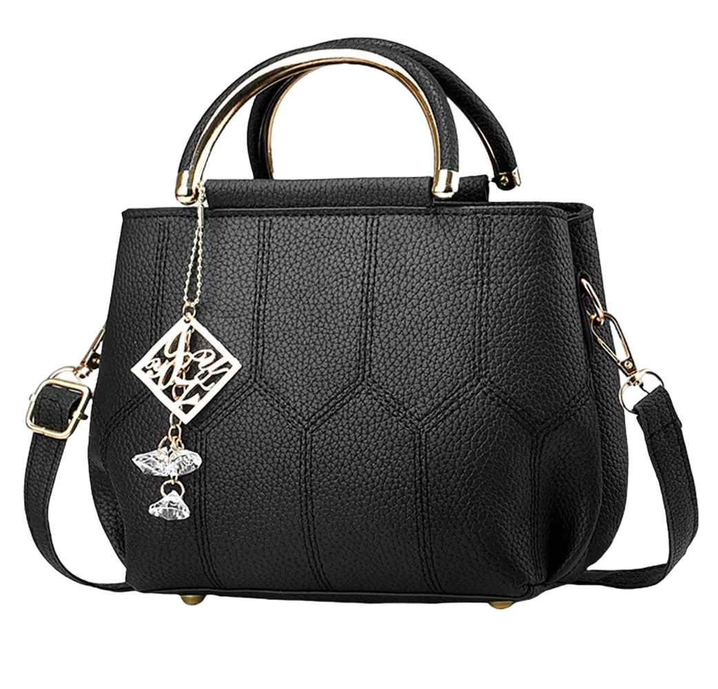 Bolso De Mano Para Dama Crossbody Negro