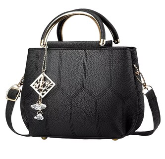 Foto 1 | Bolso De Mano Para Dama Crossbody Negro