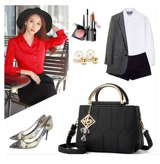 Foto 5 | Bolso De Mano Para Dama Crossbody Negro