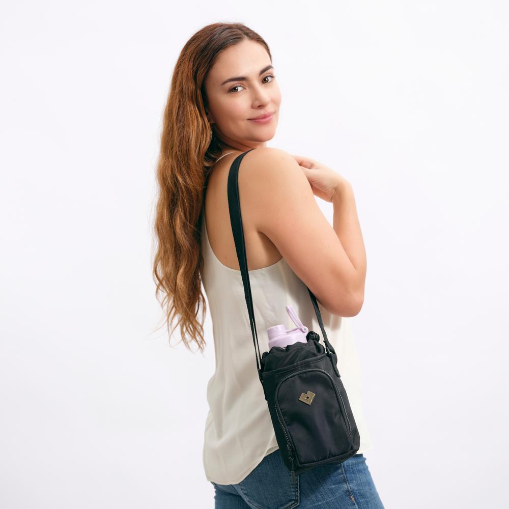 Foto 6 pulgar | Bolsa Mujer Crossbody Porta Celular, Botellas Termos Luckyly Naia Negro Negro