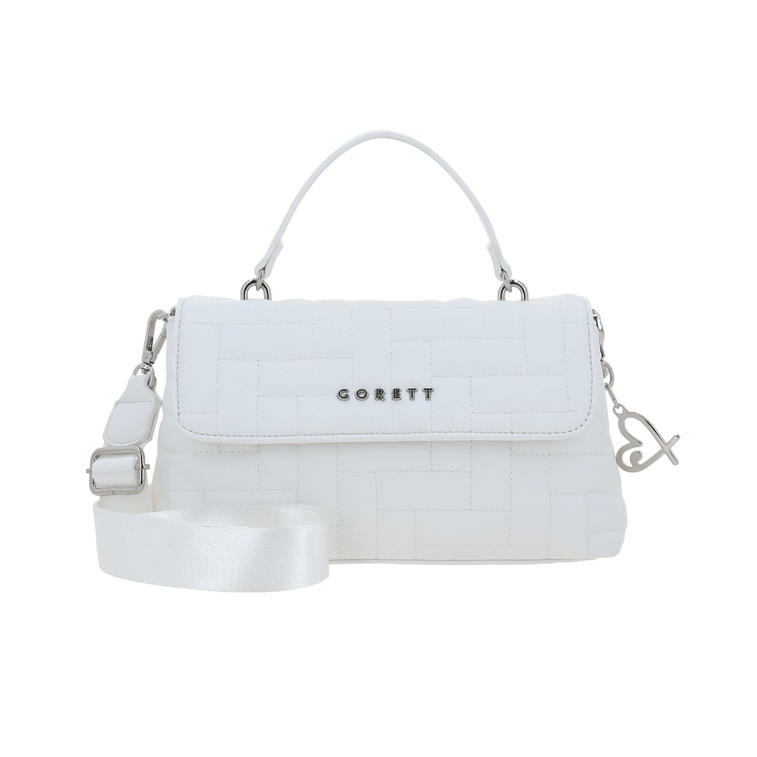 Foto 2 pulgar | Bolso Briefcase Blanco Gorett
